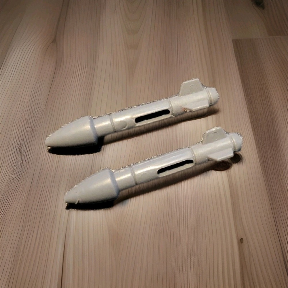 Polar Battle Bear Missiles 1986 GI‎ Joe ARAH Vintage Hasbro Lot Of 2.